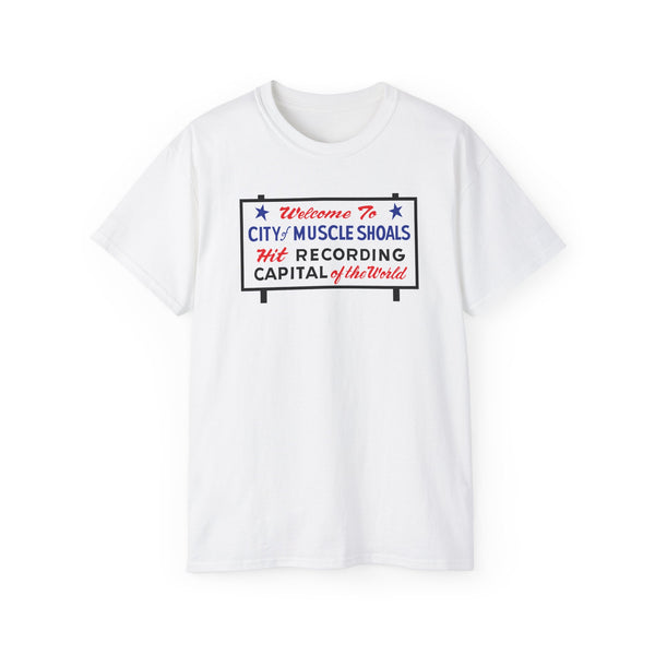 Welcome To Muscle Shoals T Shirt (S) - BLACK FRIDAY - 1 UNIT LEFT ONLY - 40% OFF