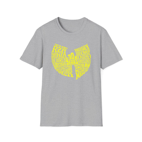 Wu Tang 30 Years T Shirt Light Weight | SoulTees.co.uk - SoulTees.co.uk