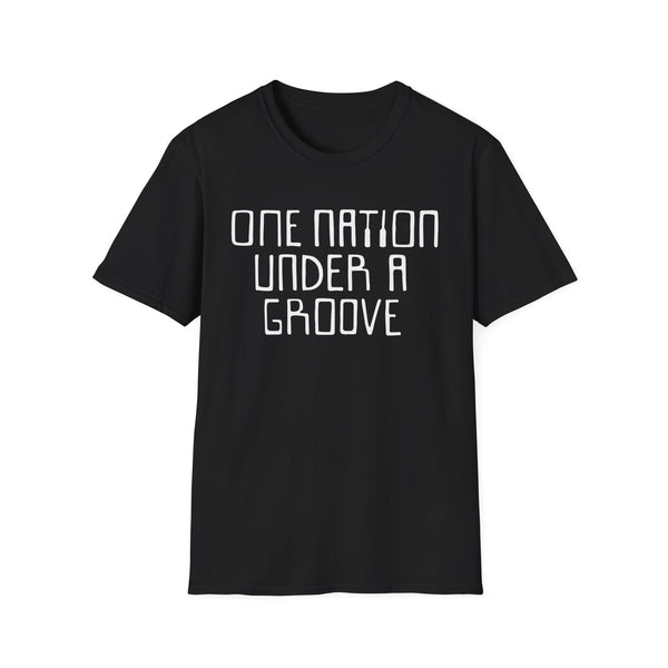 One Nation Under A Groove T Shirt Mid Weight | SoulTees.co.uk - SoulTees.co.uk