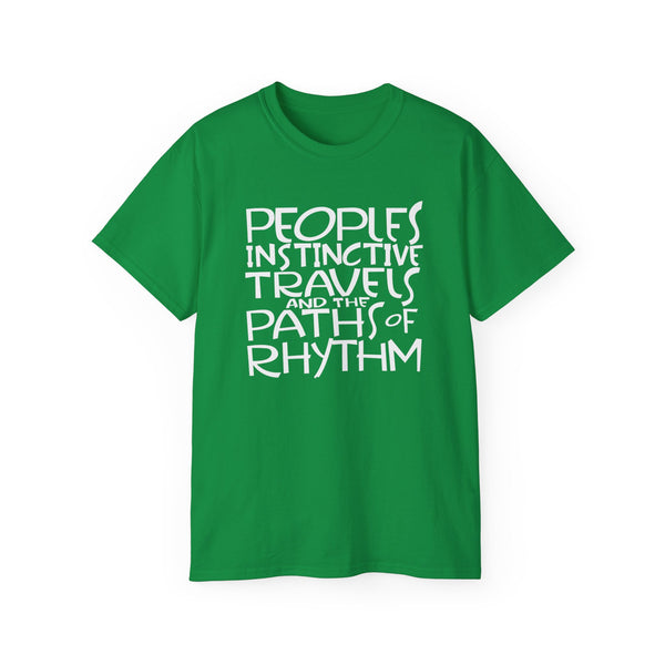 People's Instinctive Travels Lyrics T Shirt Heavyweight