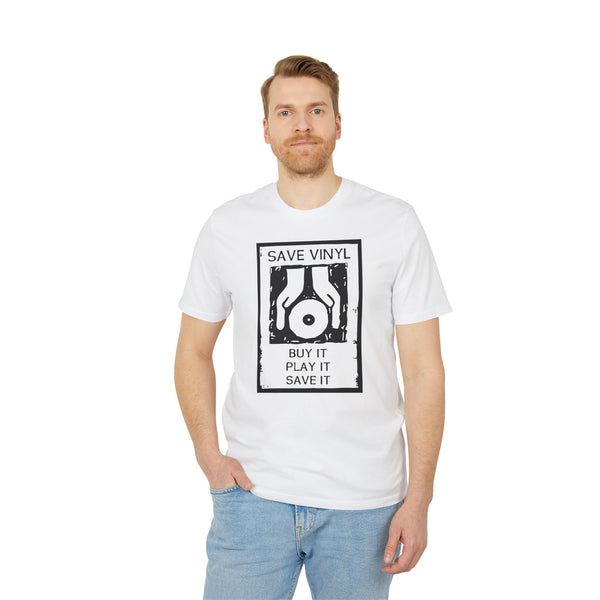 Save The Vinyl T Shirt (Premium Organic)