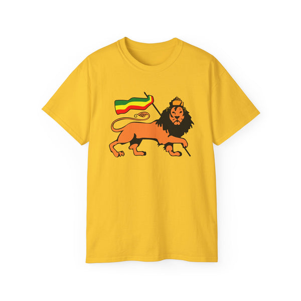 Lion Of Judah Rasta T Shirt Heavyweight