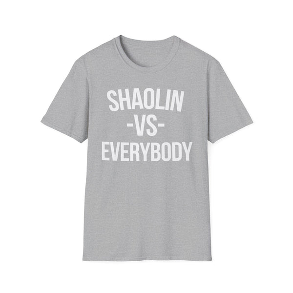 Shaolin vs Everybody T Shirt Mid Weight | SoulTees.co.uk - SoulTees.co.uk