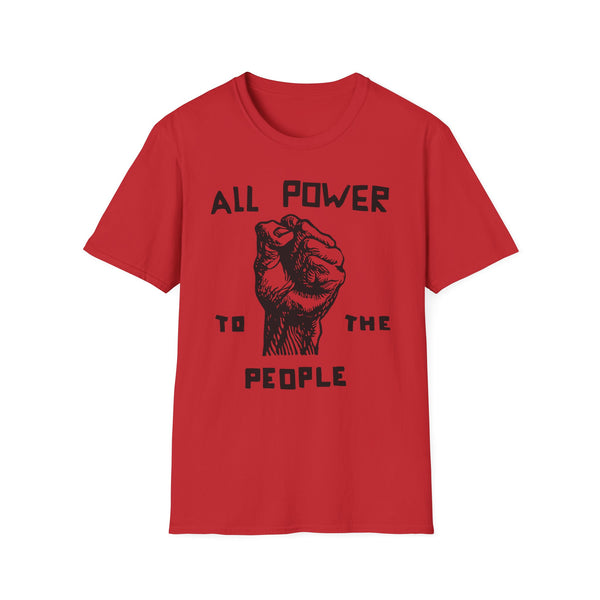 All Power To The People T Shirt Mid Weight | SoulTees.co.uk - SoulTees.co.uk