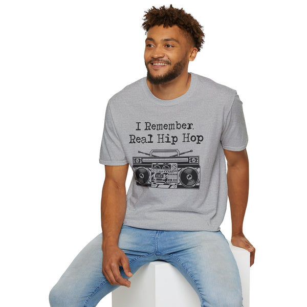 BLACK FRIDAY ONE OFF: I Remember Real Hip Hop T Shirt MEDIUM | 40% OFF