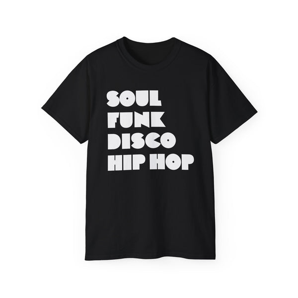 Soul Funk Disco Hip Hop T Shirt Heavyweight