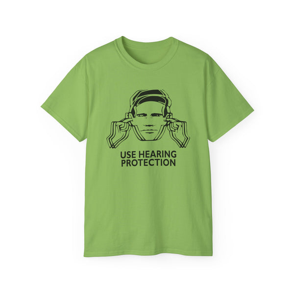 Use Hearing Protection T Shirt Heavyweight