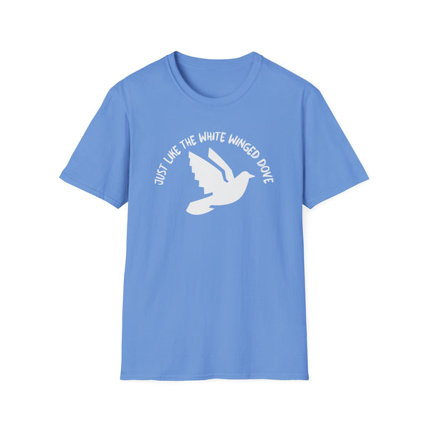 Stevie Nicks White Winged Dove T Shirt Mid Weight | SoulTees.co.uk - SoulTees.co.uk