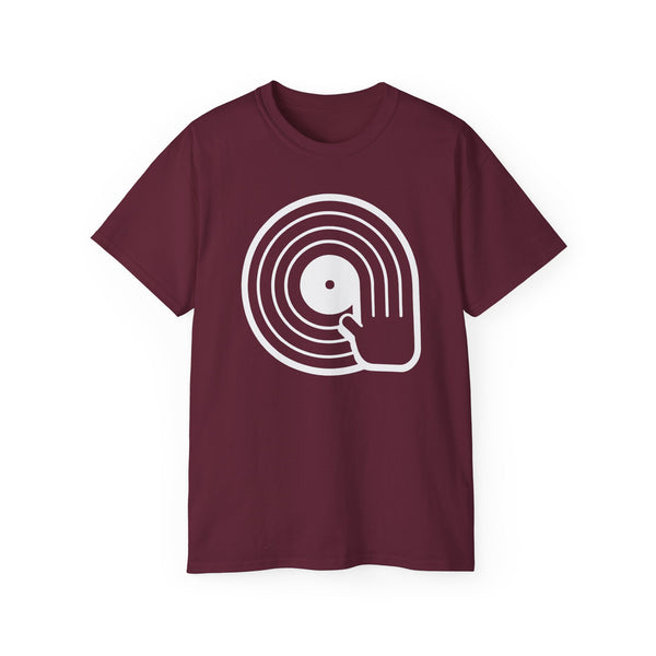 Vinyl Scratching T Shirt Heavyweight