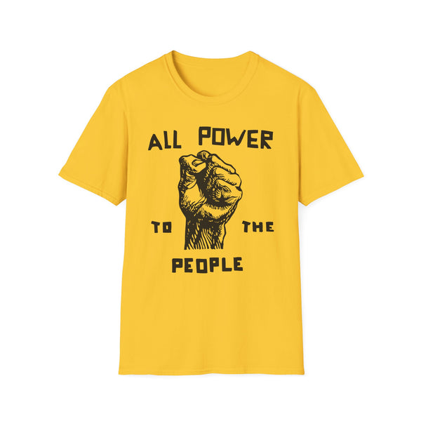 All Power To The People T Shirt Mid Weight | SoulTees.co.uk - SoulTees.co.uk