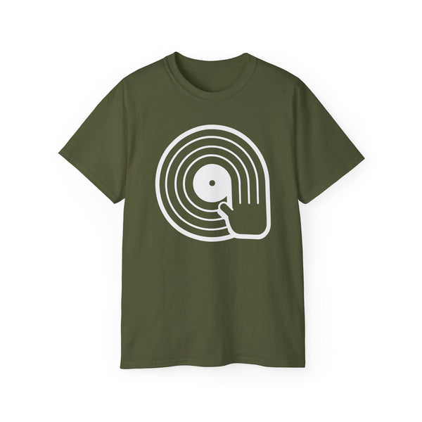 Vinyl Scratching T Shirt Heavyweight