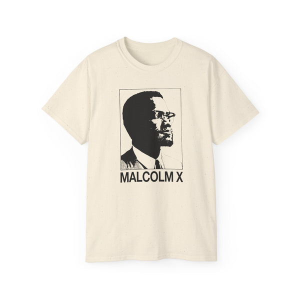 Malcolm X T Shirt Heavyweight