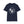 Load image into Gallery viewer, Navy t-shirt with white Cotton Club New York circular logo graphic
