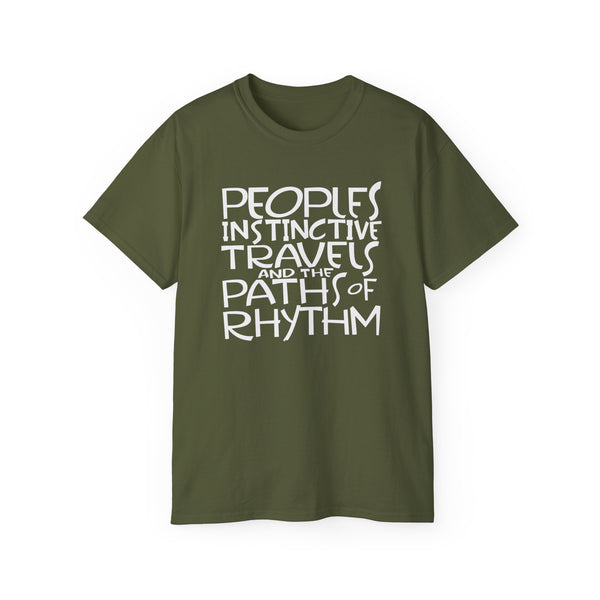 People's Instinctive Travels Lyrics T Shirt Heavyweight