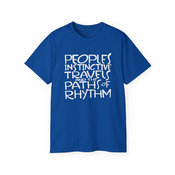 People's Instinctive Travels Lyrics T Shirt Heavyweight