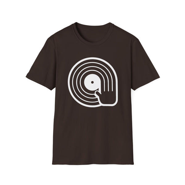 Vinyl Scratching T Shirt Mid Weight | SoulTees.co.uk - SoulTees.co.uk