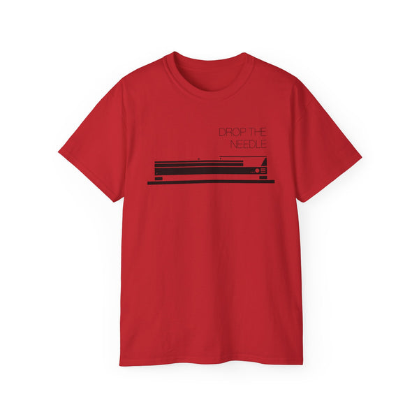 Drop The Needle T Shirt Heavyweight