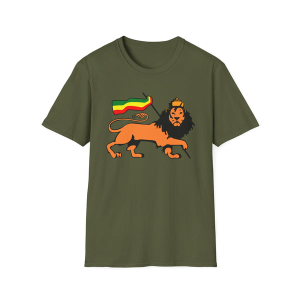 Lion Of Judah Rasta T Shirt Mid Weight | SoulTees.co.uk - SoulTees.co.uk