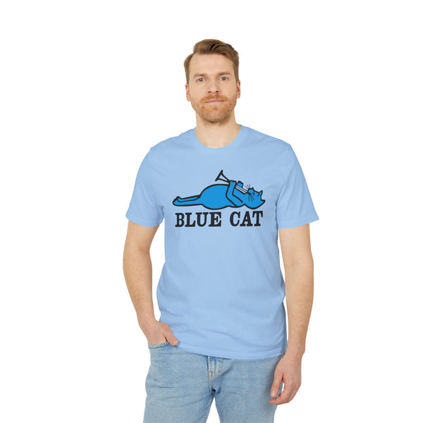 Blue Cat Records T Shirt (Premium Organic)