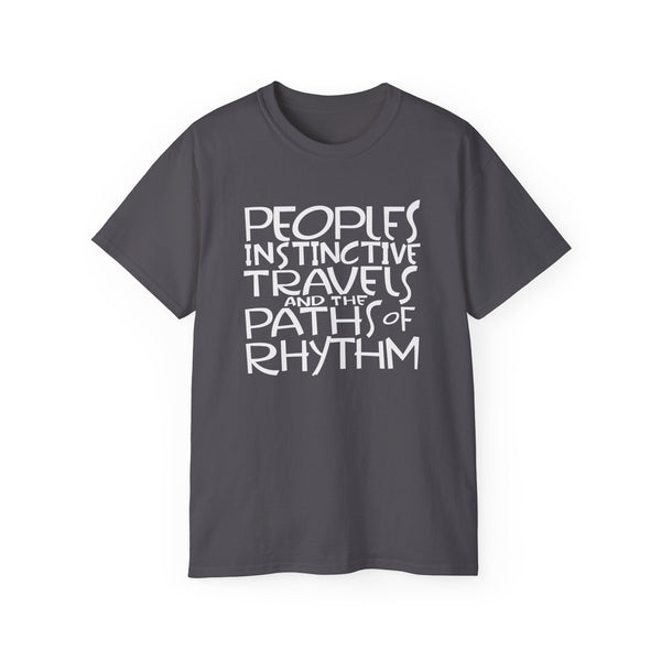 People's Instinctive Travels Lyrics T Shirt Heavyweight