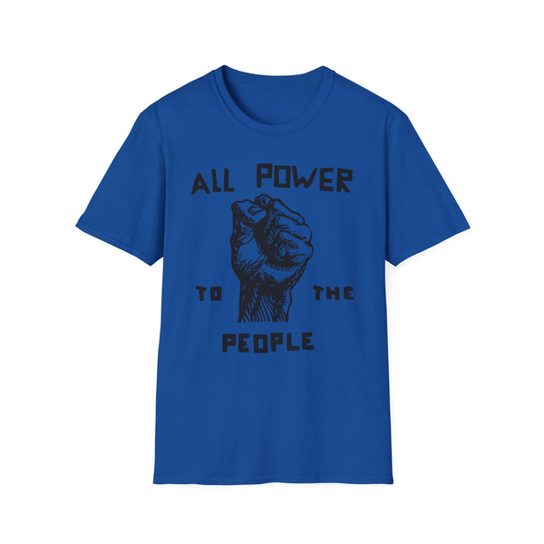 All Power To The People T Shirt Mid Weight | SoulTees.co.uk - SoulTees.co.uk