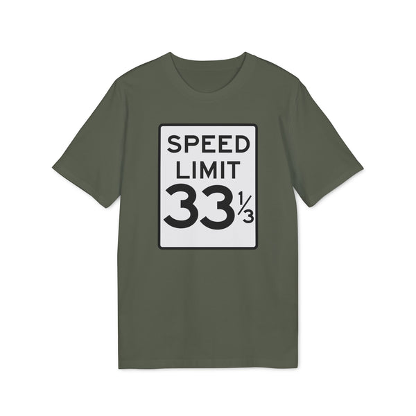 Speed Limit 33 RPM T Shirt (Premium Organic)