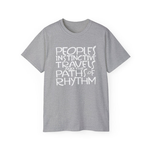 People's Instinctive Travels Lyrics T Shirt Heavyweight