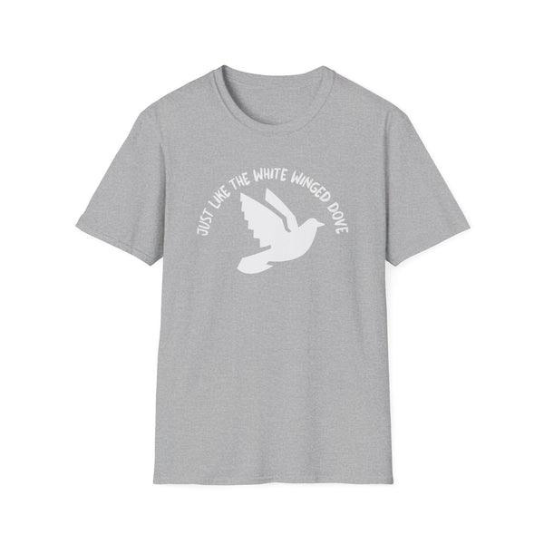 Stevie Nicks White Winged Dove T Shirt Mid Weight | SoulTees.co.uk - SoulTees.co.uk