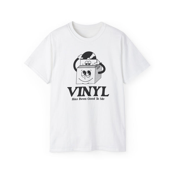 Vinyl Has Been Good To Me T-Shirt - DEADSTOCK - 1 UNIT LEFT ONLY - 40% OFF