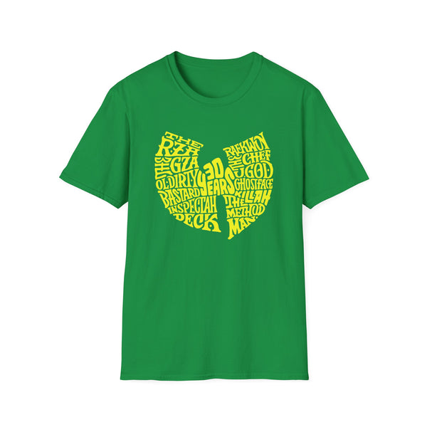 Wu Tang 30 Years T Shirt Light Weight | SoulTees.co.uk - SoulTees.co.uk