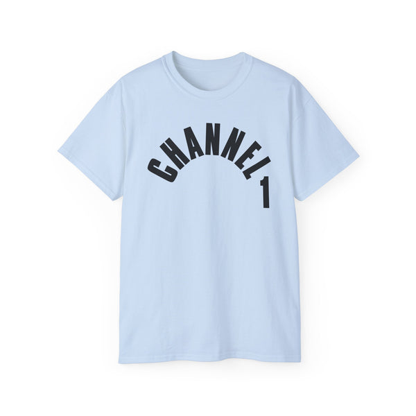 Channel 1 Records T Shirt Heavyweight