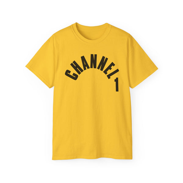 Channel 1 Records T Shirt Heavyweight