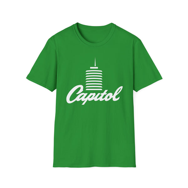 Green t-shirt with white Capitol building graphic and text.