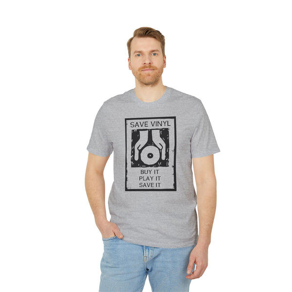 Save The Vinyl T Shirt (Premium Organic)