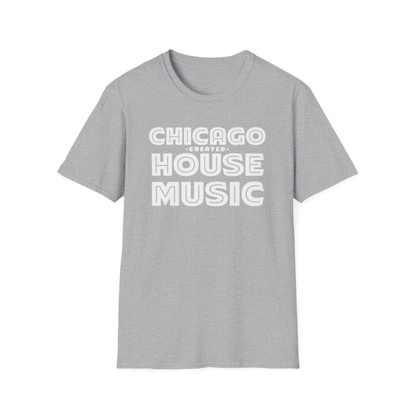 Chicago Created House Music T Shirt Mid Weight | SoulTees.co.uk - SoulTees.co.uk