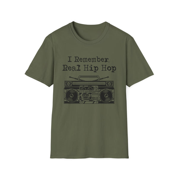 I Remember Real Hip Hop T Shirt (Lightweight) | SoulTees.co.uk