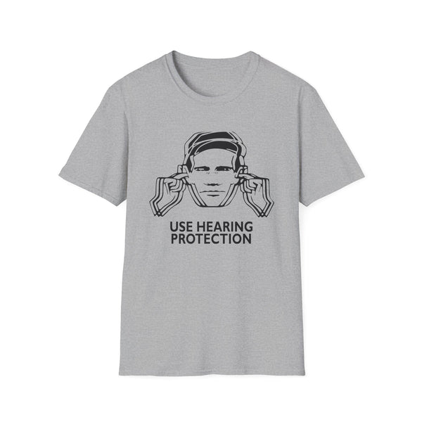 Use Hearing Protection T Shirt Mid Weight | SoulTees.co.uk - SoulTees.co.uk