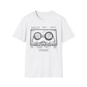 Cassette Tape T Shirt Mid Weight | SoulTees.co.uk - SoulTees.co.uk