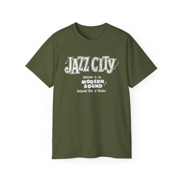 Jazz City T Shirt Heavyweight  LA Jazz Club