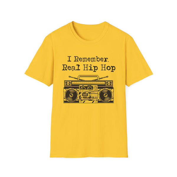 I Remember Real Hip Hop T Shirt (Lightweight) | SoulTees.co.uk
