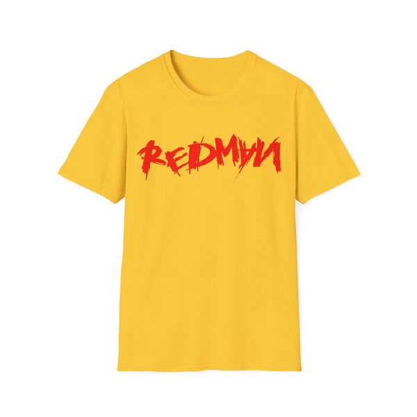 Yellow t-shirt with red "REDMAN" text.